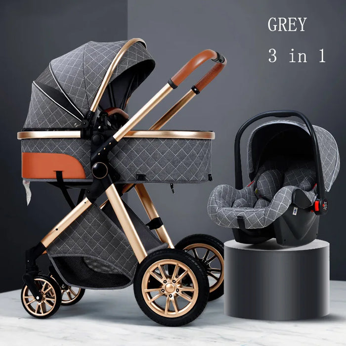 3 in 1 Luxury Baby Stroller