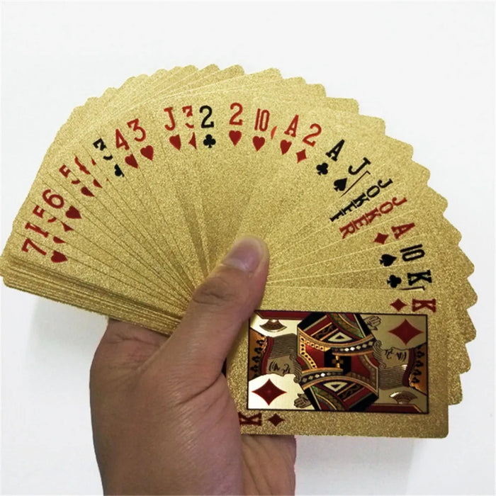 24K Gold Foil Playing Cards