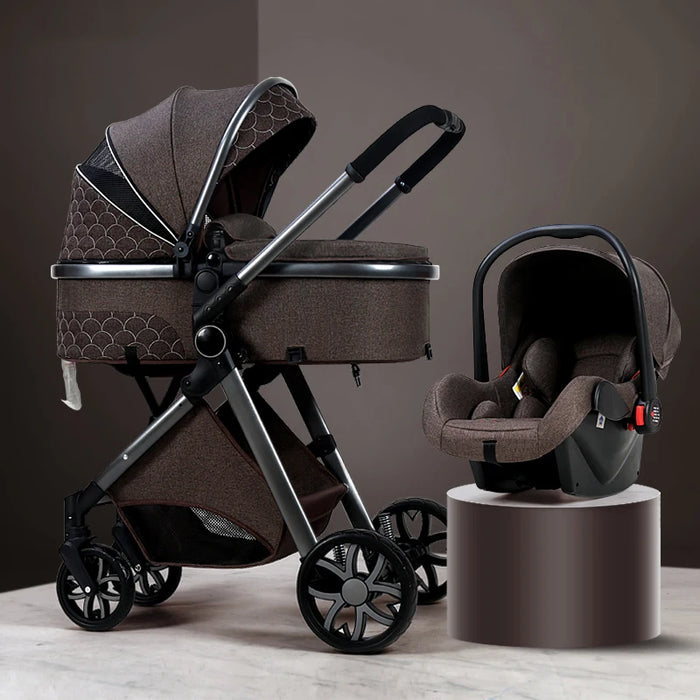 3 in 1 Luxury Baby Stroller