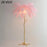 Modern Luxury Ostrich Feather LED Floor Lamp