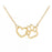 Hollow Pet Paw Footprint Necklace