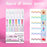 6pcs Curve Liner Marker Pens