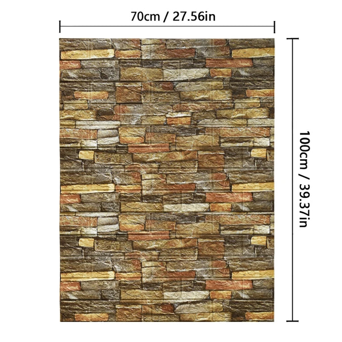 Brick Pattern Wall Sticker