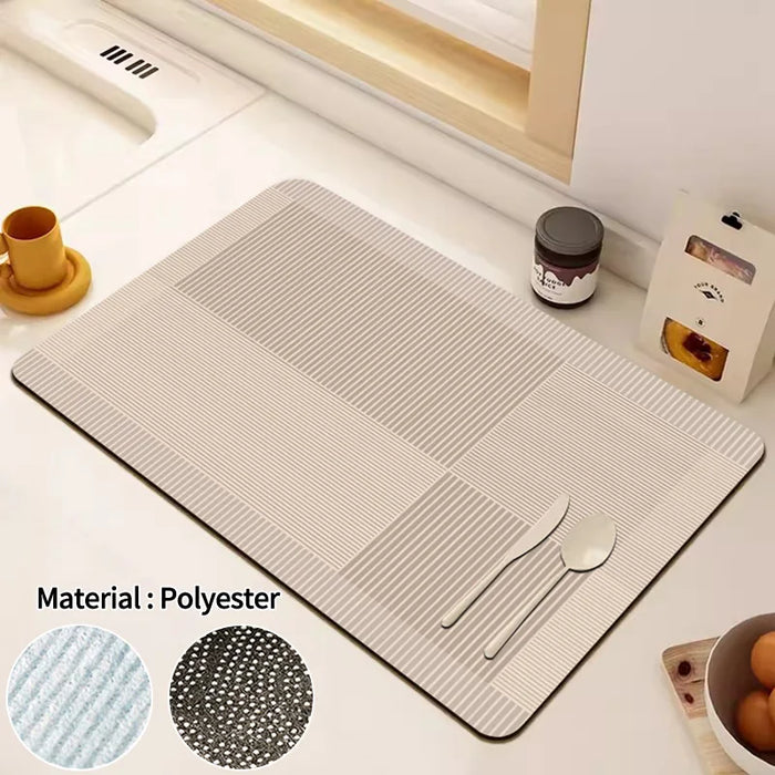 Super Absorbent Dish Drying Mat