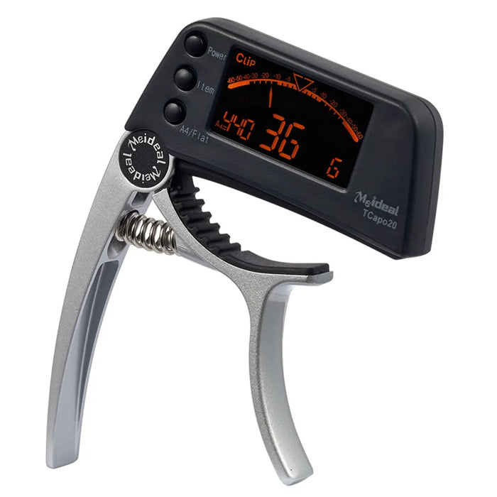 Guitar Capo with Built-In Tuner