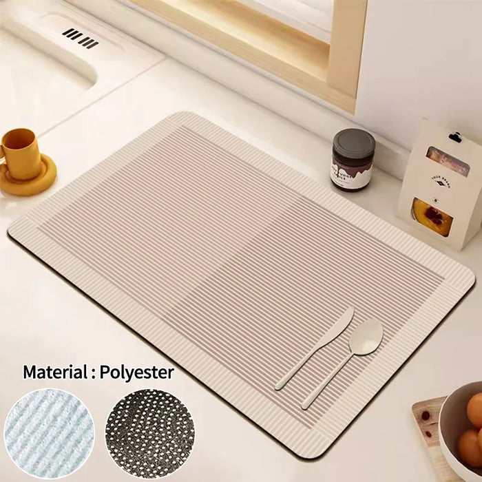 Super Absorbent Dish Drying Mat